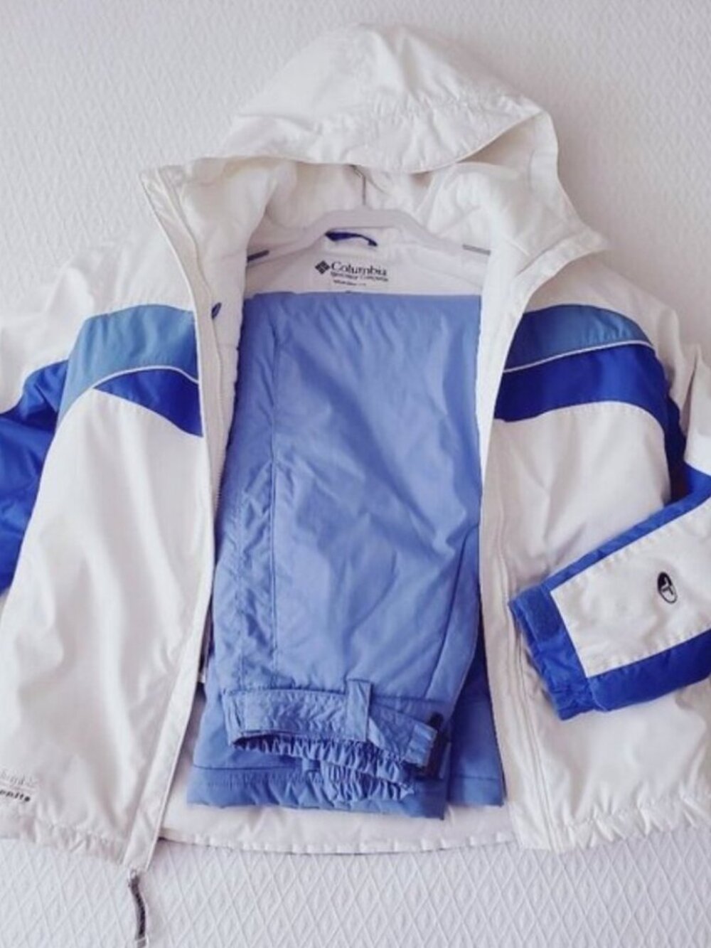Two Piece COLUMBIA TRUE 80's SKI JACKET + SKI SNOWPANTS SET